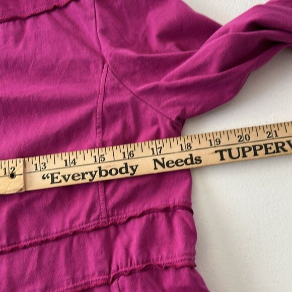 Neon Buddha fuchsia Purple Button-Up Jacket medium - Picture 4 of 6